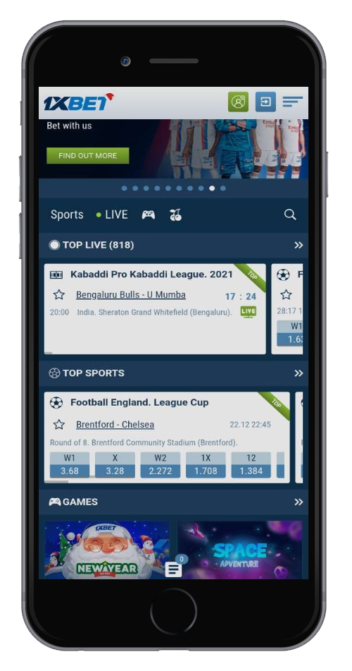 1xbet Android Uygulama Yükle