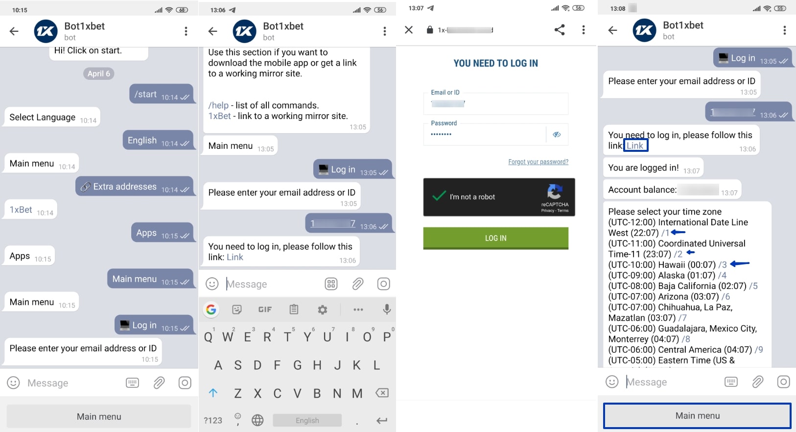 1xbet Telegram Giriş