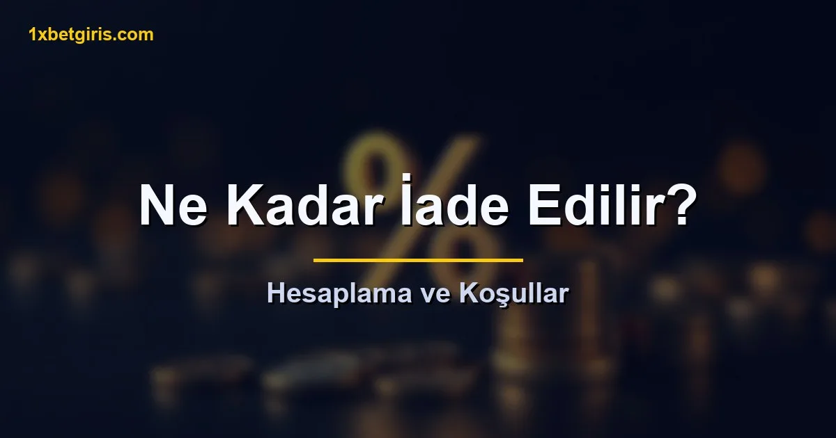 Cashback tutarı nasıl hesaplanır